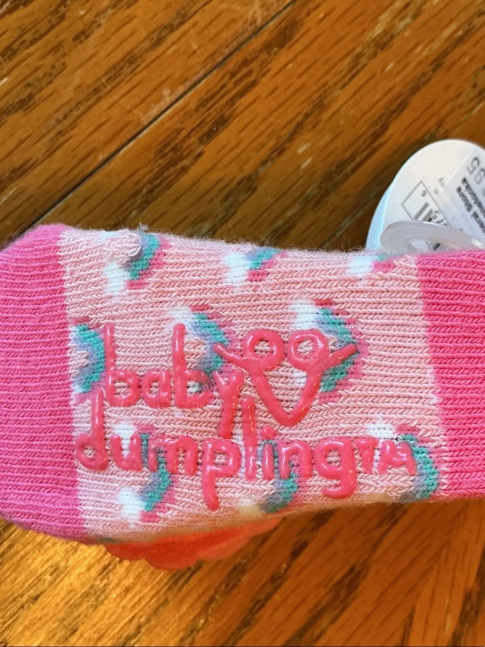 Baby Dumpling Pink Unicorn Plush Baby Rattle Toe Socks NEW
